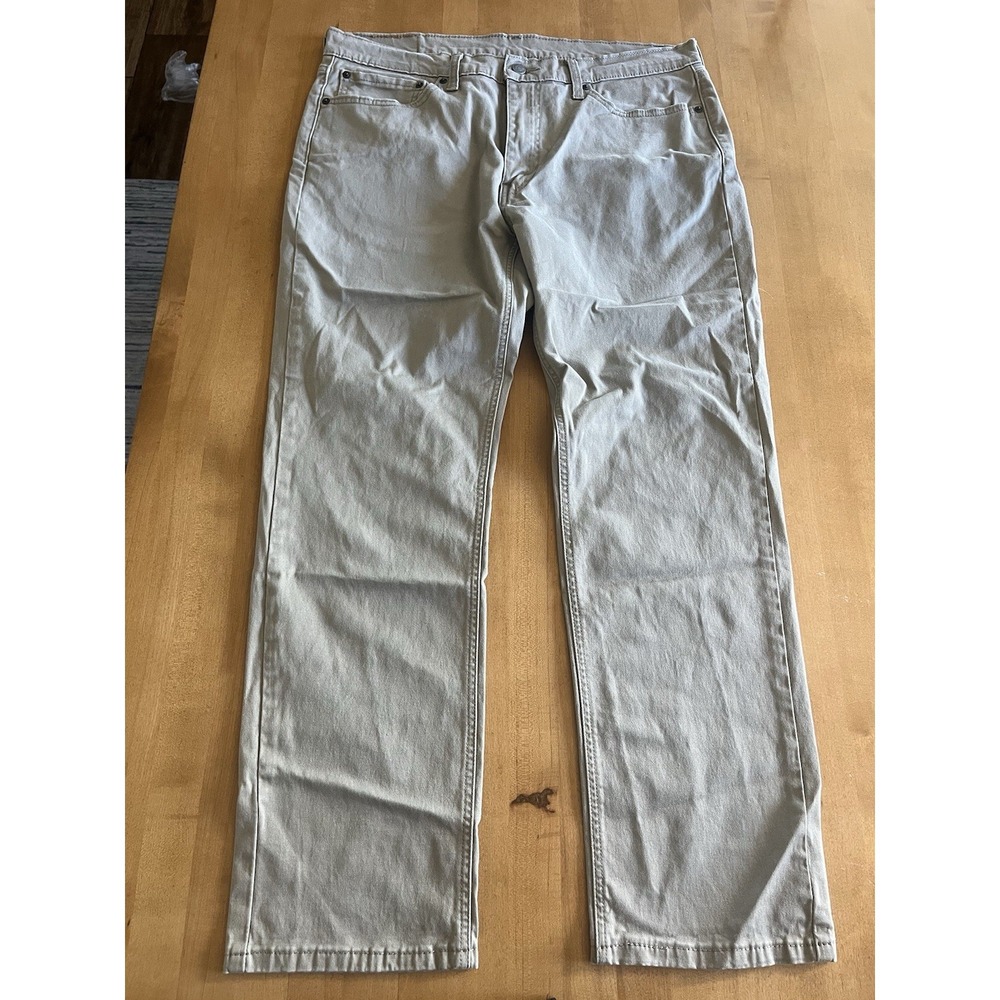 Levis 541 Men's Size 36 X 32‎ Straight Tan Pants Jeans Denim